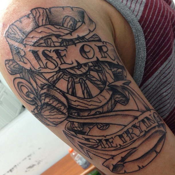 First session on nautical tattoo