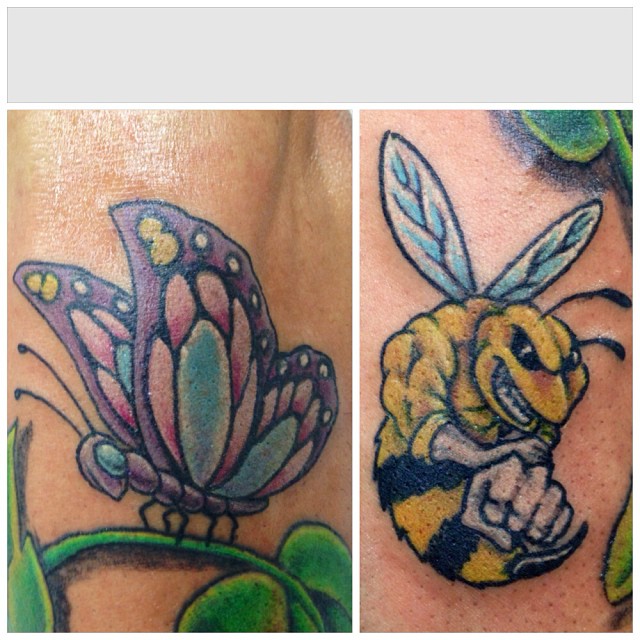 Bad Ass Bee & Flutterby addition 