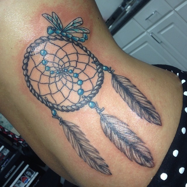 Dreamcatcher and dragonfly