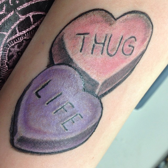 Thug Life Candy Hearts