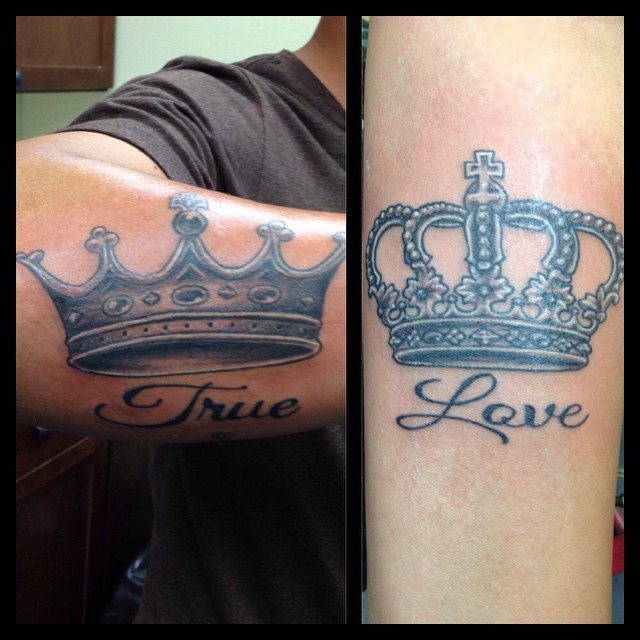 Matching crowns w/ True Love
