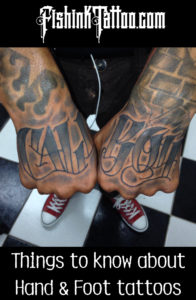 Hand & Foot Tattoos