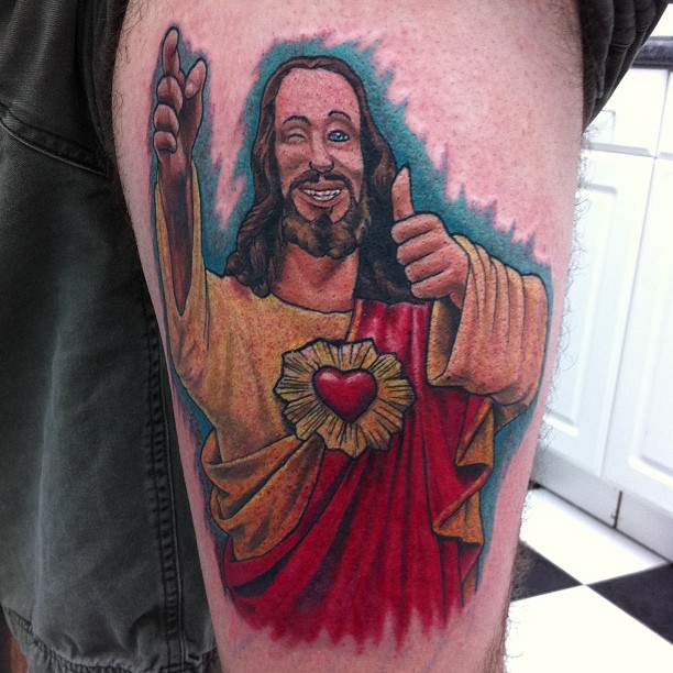 Buddy Christ - Fishink Tattoo